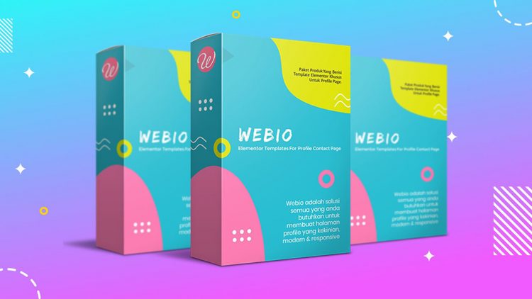 Webio - Template Elementor Untuk Profile Dan Bio Link